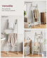 5-Tier Blanket Ladder Shelf Vintage White FredCo