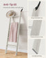 5-Tier Blanket Ladder Shelf Vintage White FredCo
