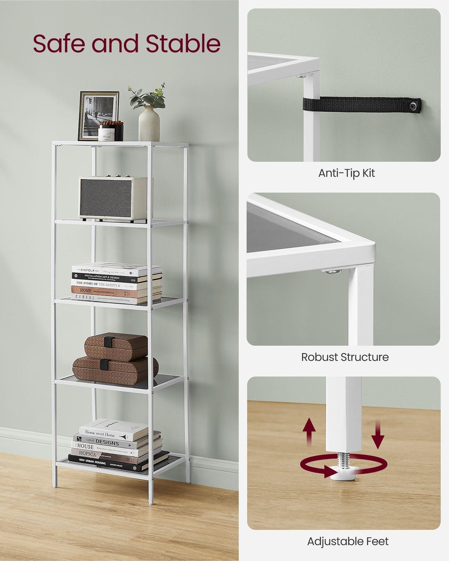 5-Tier Bookshelf FredCo