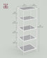 5-Tier Bookshelf FredCo