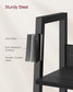 5-Tier Bookshelf Ebony Black and Ink Black FredCo