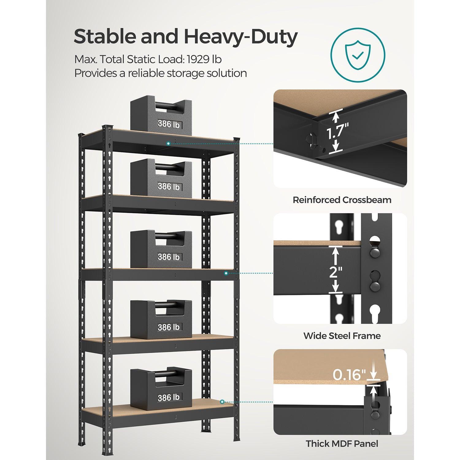 5-Tier Garage Storage Shelf FredCo