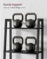 5-Tier Ladder Shelf with Steel Frame FredCo