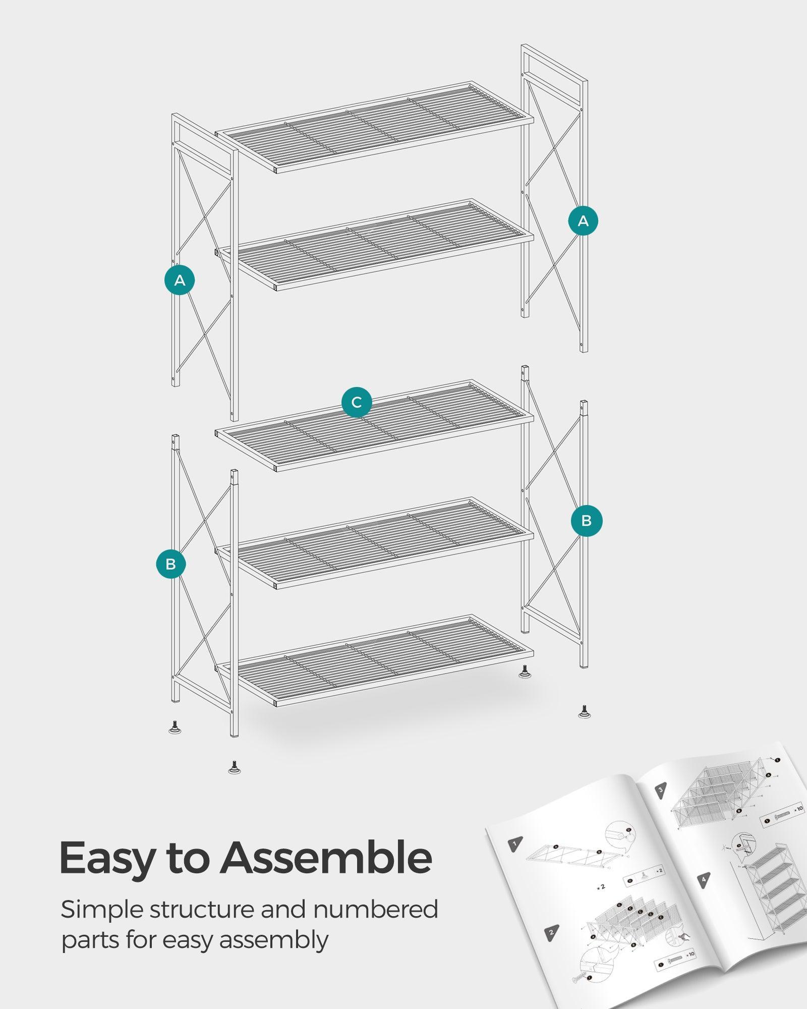 5-Tier Metal Storage Rack FredCo