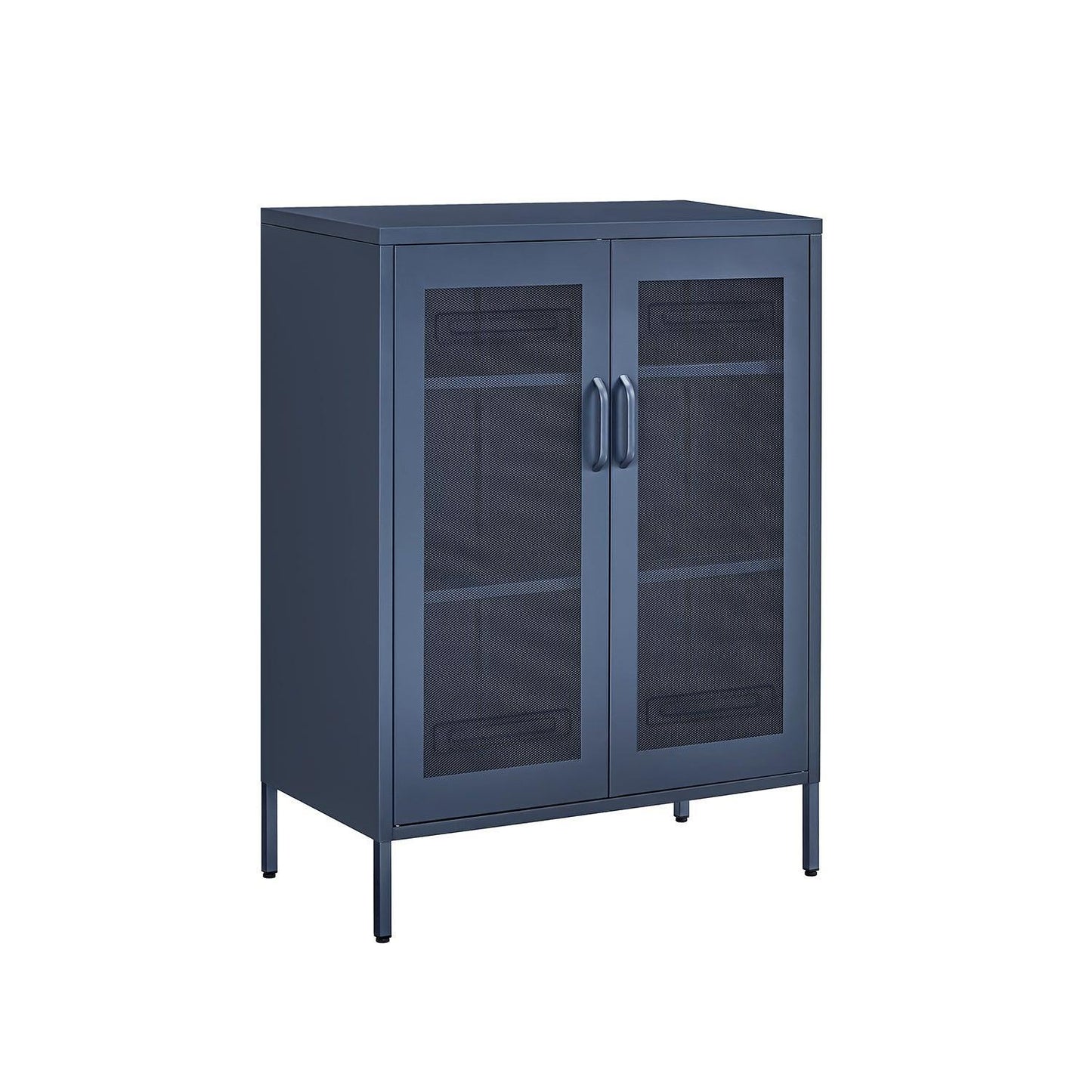 5-Tier Rolling Storage Cart Rustic FredCo