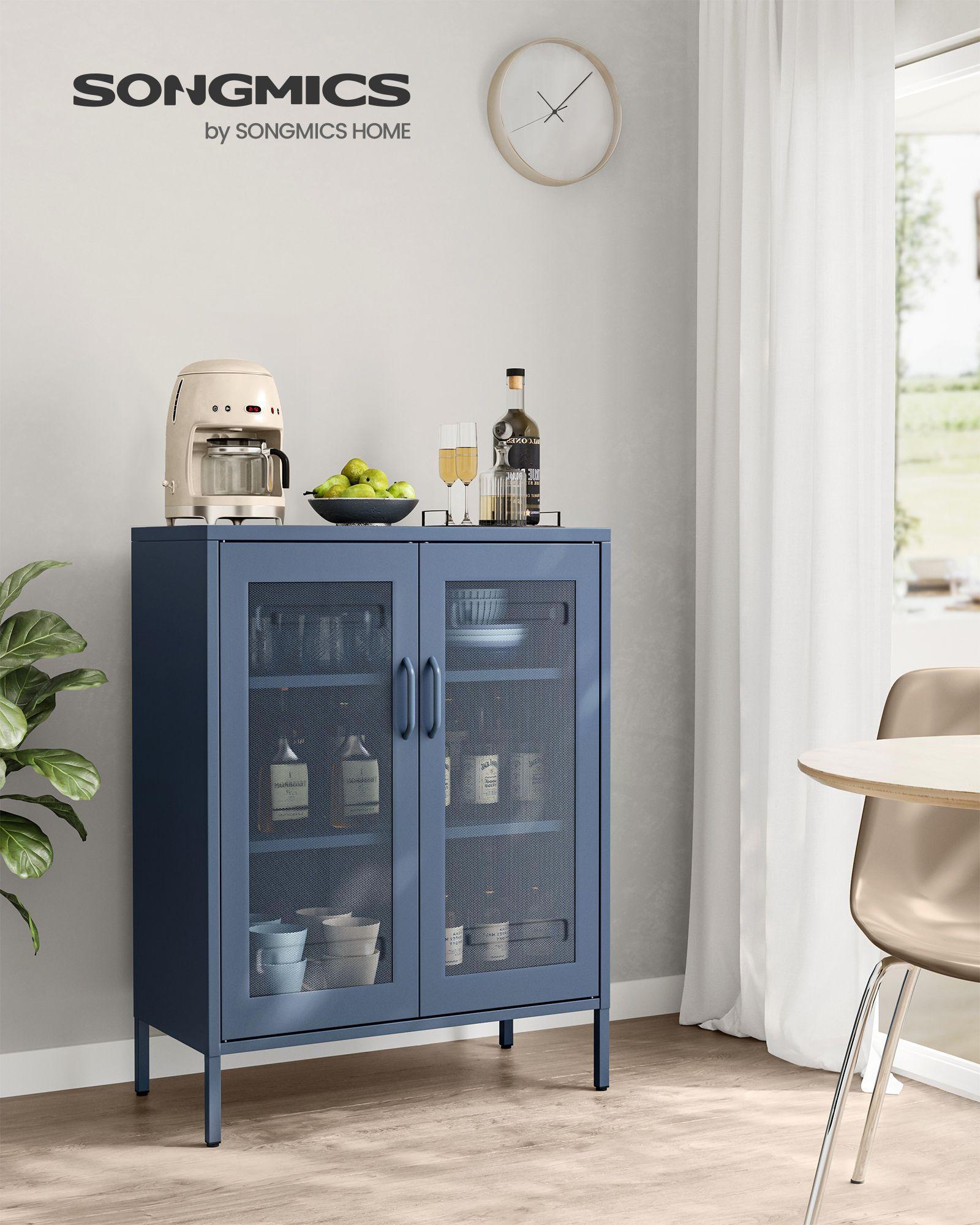 5-Tier Rolling Storage Cart Rustic FredCo