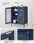 5-Tier Rolling Storage Cart Rustic FredCo