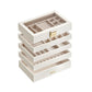 5-Tier Stackable Jewelry Trays Cloud White FredCo