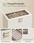 5-Tier Stackable Jewelry Trays Cloud White FredCo