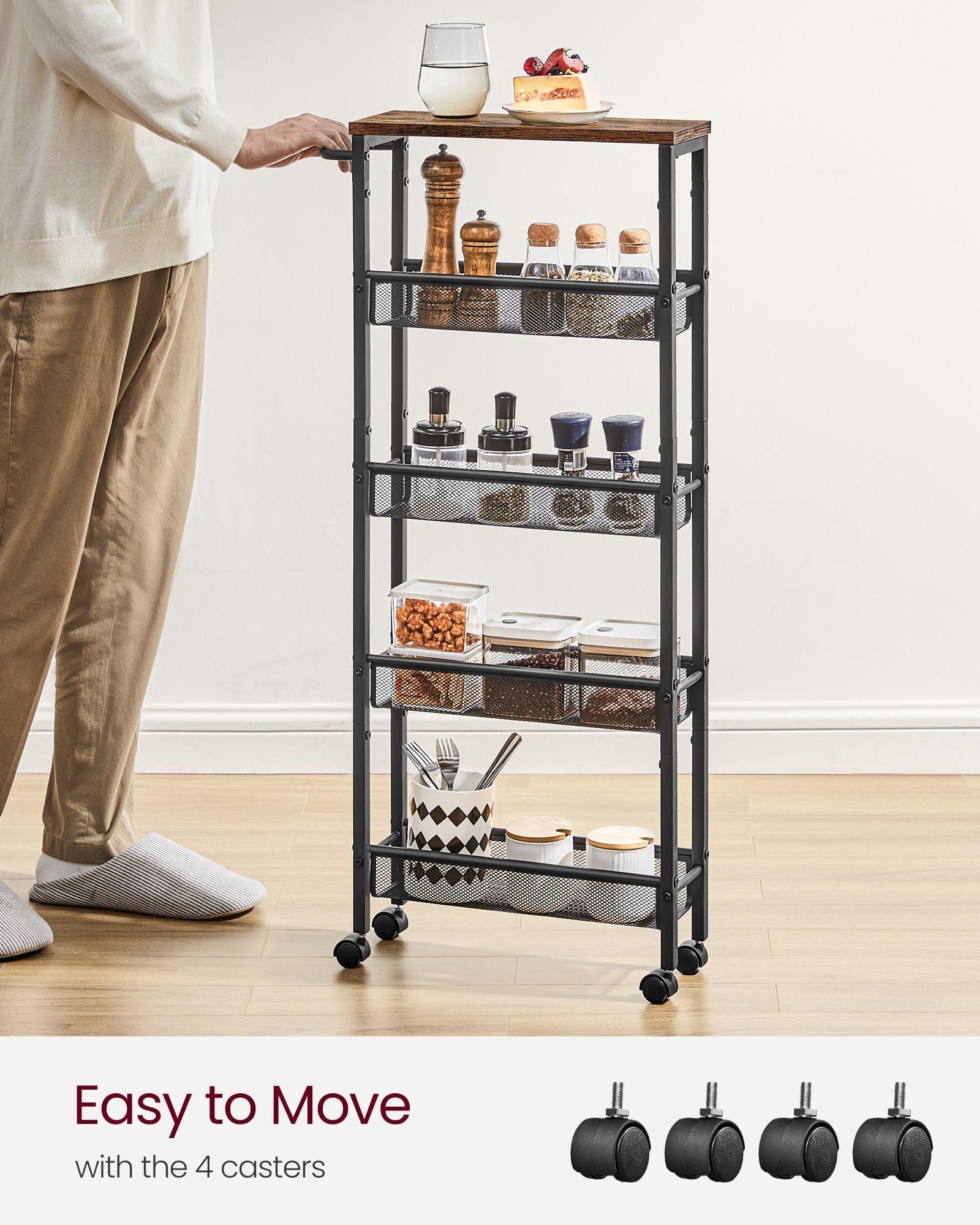 5-Tier Storage Cart FredCo