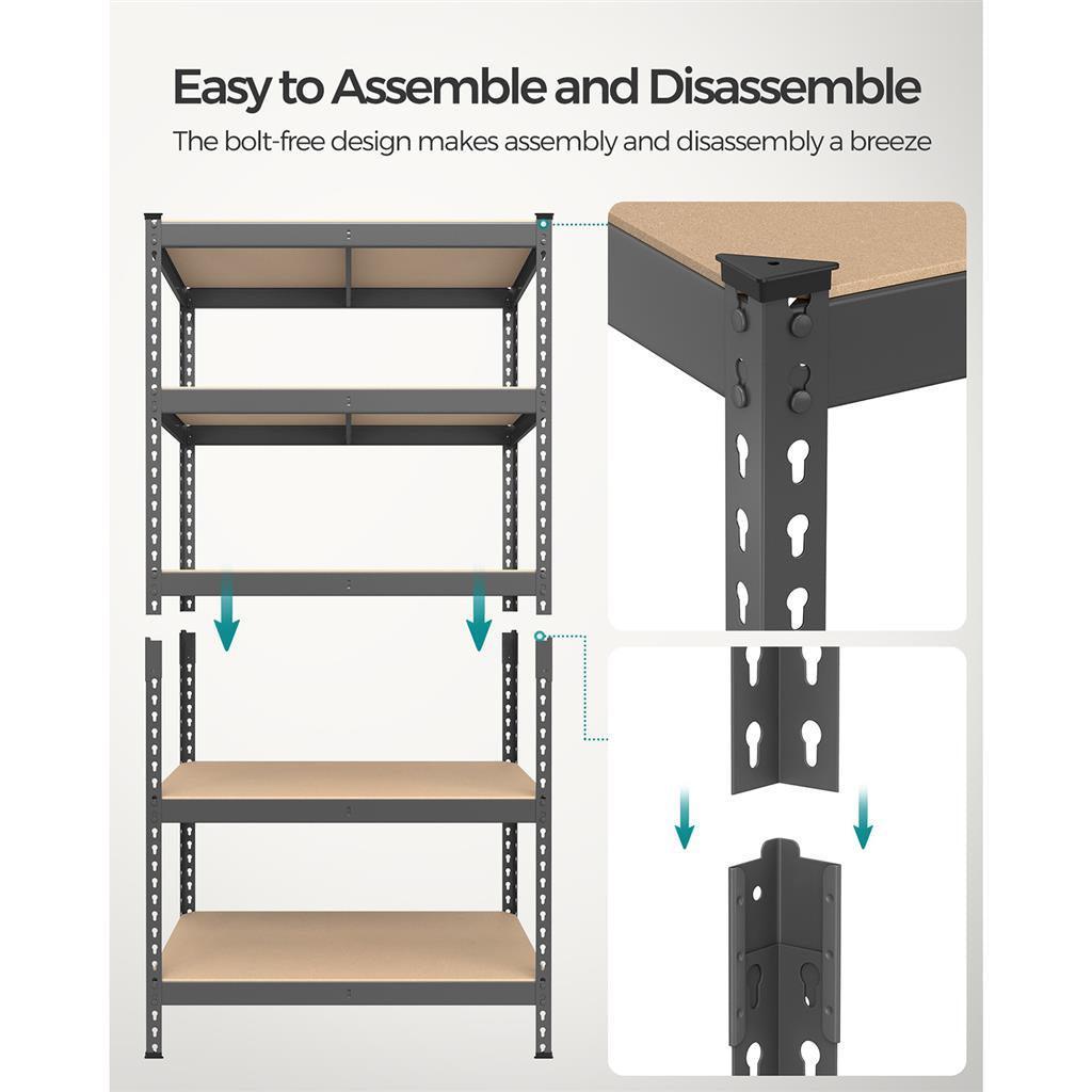 5-Tier Storage Garage Storage Shelf FredCo