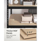 5-Tier Storage Shelves 23.6 x 47.2 x 70.9 Inches Black FredCo