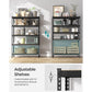 5-Tier Storage Shelves 23.6 x 47.2 x 70.9 Inches Black FredCo