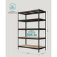 5-Tier Storage Shelves 23.6 x 47.2 x 70.9 Inches Black FredCo