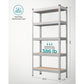 5-Tier Storage Shelves Silver FredCo
