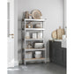 5-Tier Storage Shelves Silver FredCo