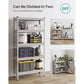 5-Tier Storage Shelves Silver FredCo