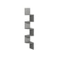 5-Tier Wall-Mounted Corner Shelf Dove Gray FredCo