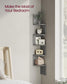 5-Tier Wall-Mounted Corner Shelf Dove Gray FredCo