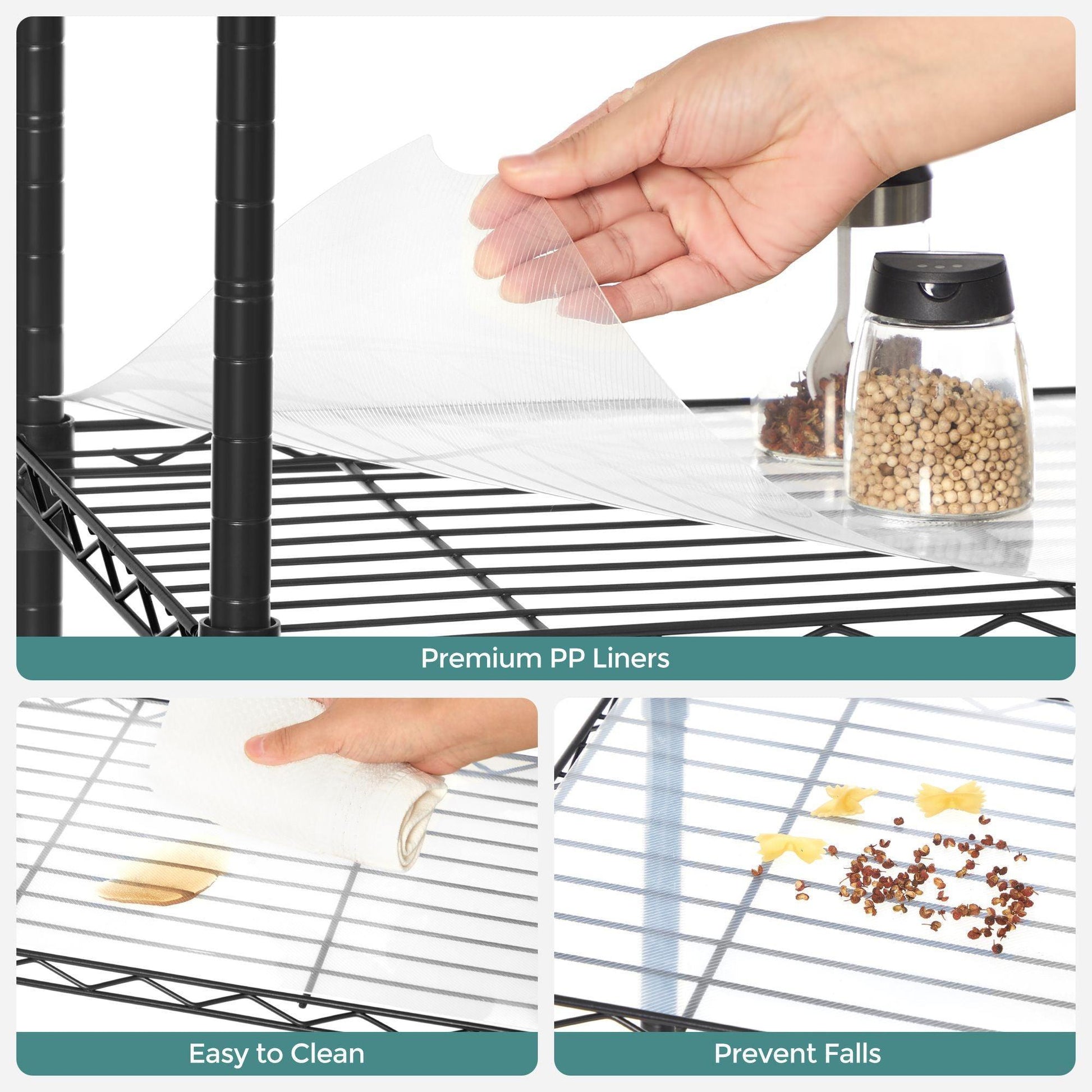 5-Tier Wire Shelving Unit FredCo