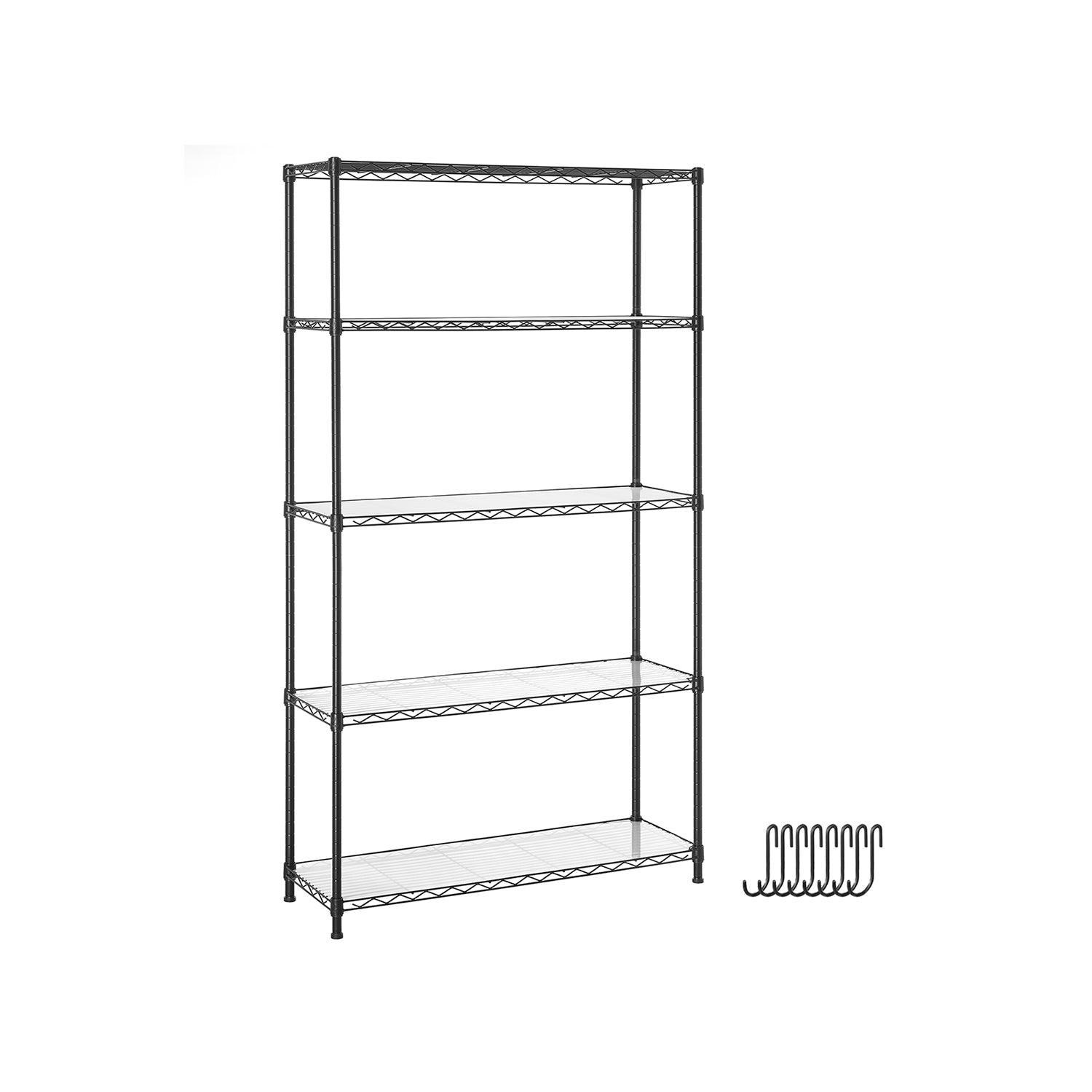 5-Tier Wire Shelving Unit FredCo