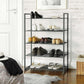 5 Tiers Shoe Rack Smoky Gray FredCo