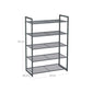 5 Tiers Shoe Rack Smoky Gray FredCo
