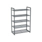 5 Tiers Shoe Rack Smoky Gray FredCo
