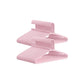50-Pack Plastic Clothes Hangers Jelly Pink FredCo