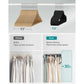 50-Pack Velvet Hangers Black FredCo