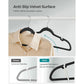 50-Pack Velvet Hangers Black FredCo