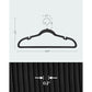 50-Pack Velvet Hangers Black FredCo