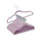 50-Pack Velvet Hangers Light Purple FredCo