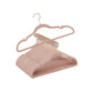 50-Pack Velvet Hangers Pink FredCo