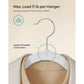 50-Pack Velvet Hangers White FredCo