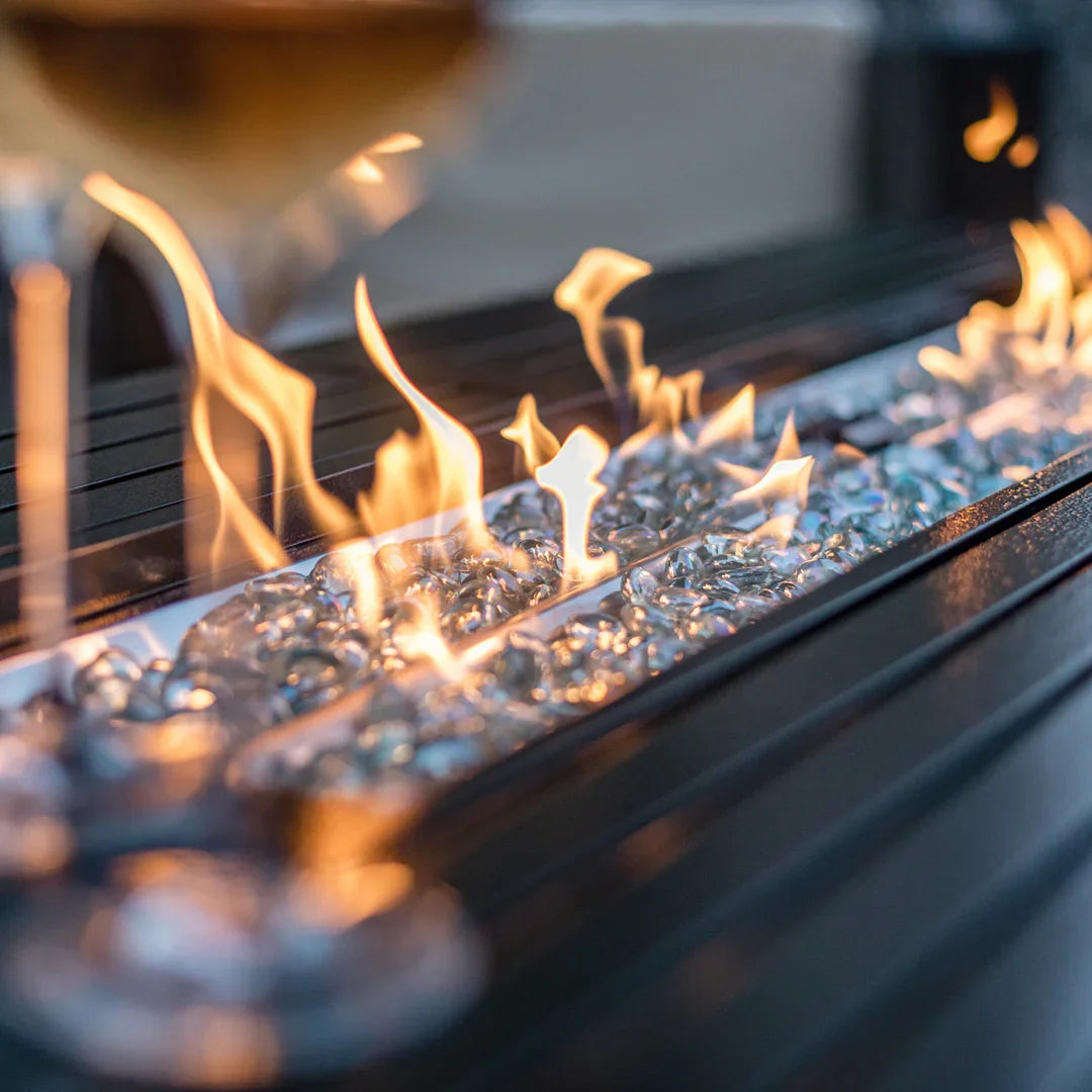 50000BTU Propane Fire Pit Table, 57in x 56.7in Rectangular FredCo