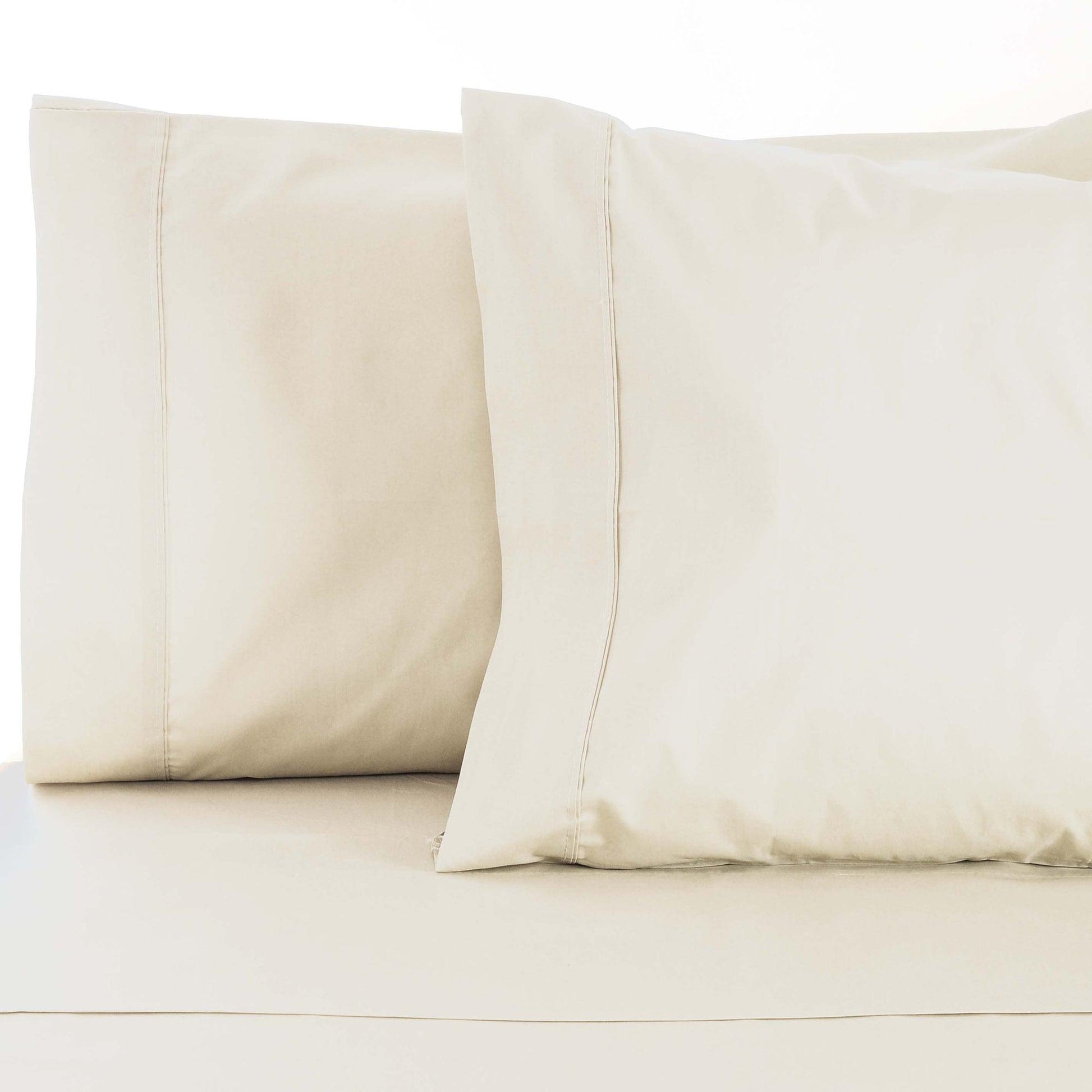 530-Thread Count 100% Egyptian Cotton Lightweight Soft Pillowcase Set FredCo