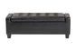 Baxton Studio Manchester Black Ottoman