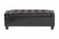 Baxton Studio Manchester Black Ottoman