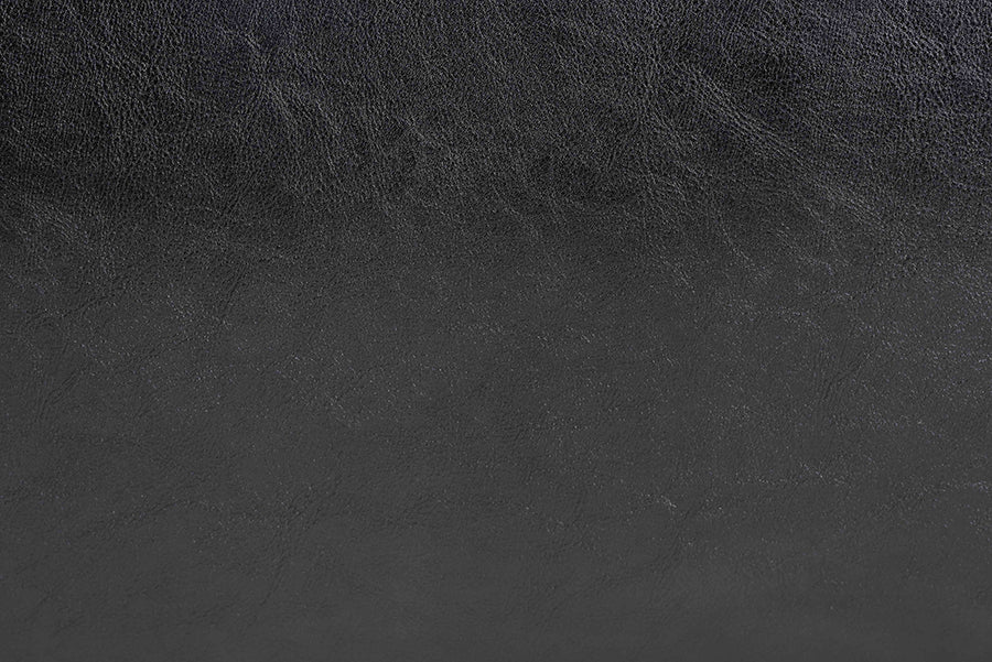 Baxton Studio Manchester Black Ottoman