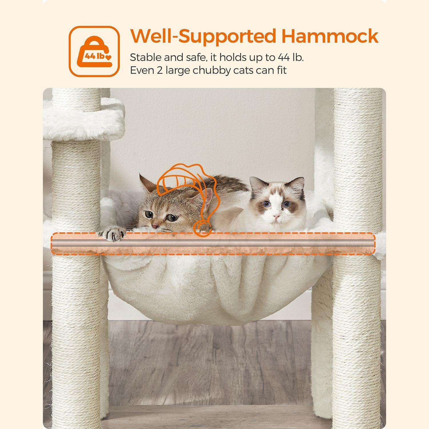54.3-Inch Multi-Level Cat Tree FredCo