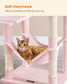 56.3-Inch Cat Tree Jelly Pink FredCo