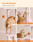 56.3-Inch Cat Tree Jelly Pink FredCo
