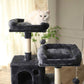 56.3 inches Cat Tree Gray FredCo