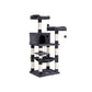 56.3 inches Cat Tree Gray FredCo