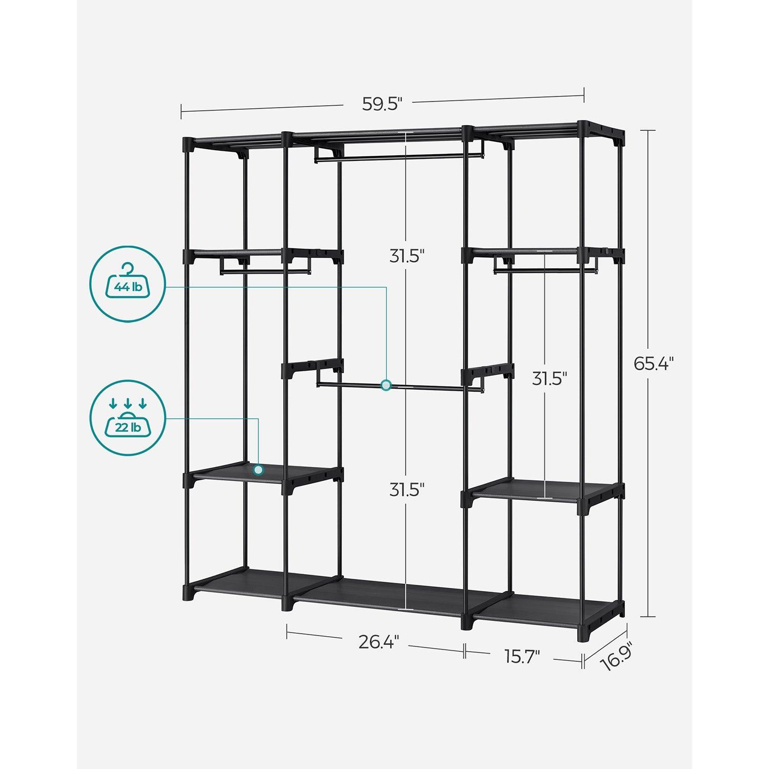 59.5-Inch Clothes Rack FredCo