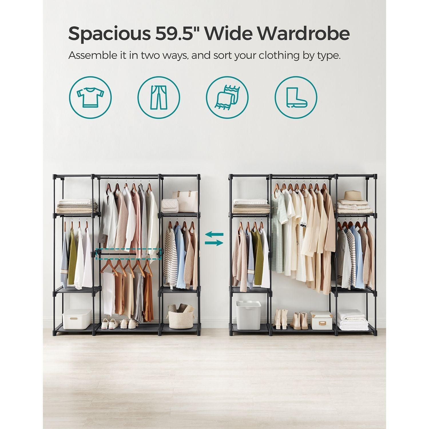 59.5-Inch Clothes Rack FredCo
