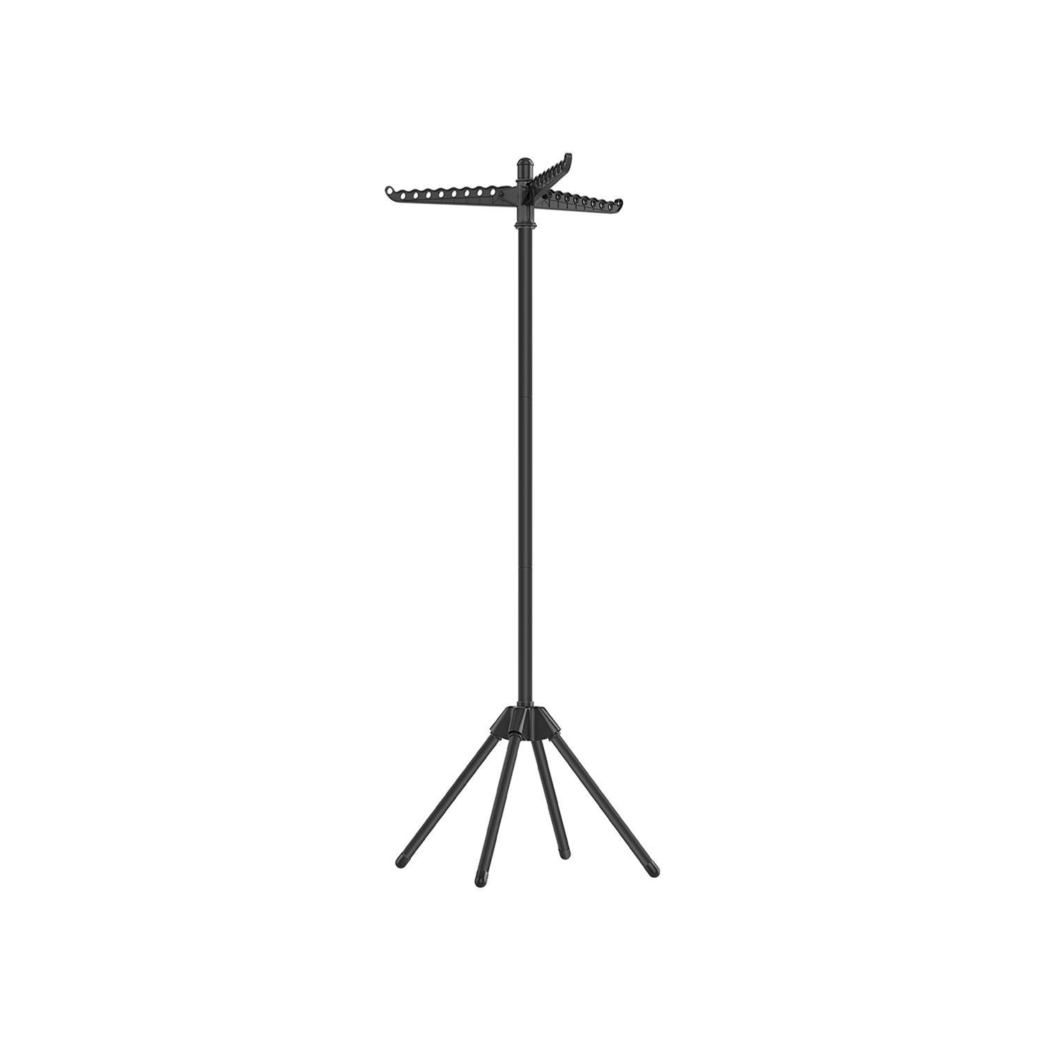 59-Inch Clothes Drying Rack Black FredCo
