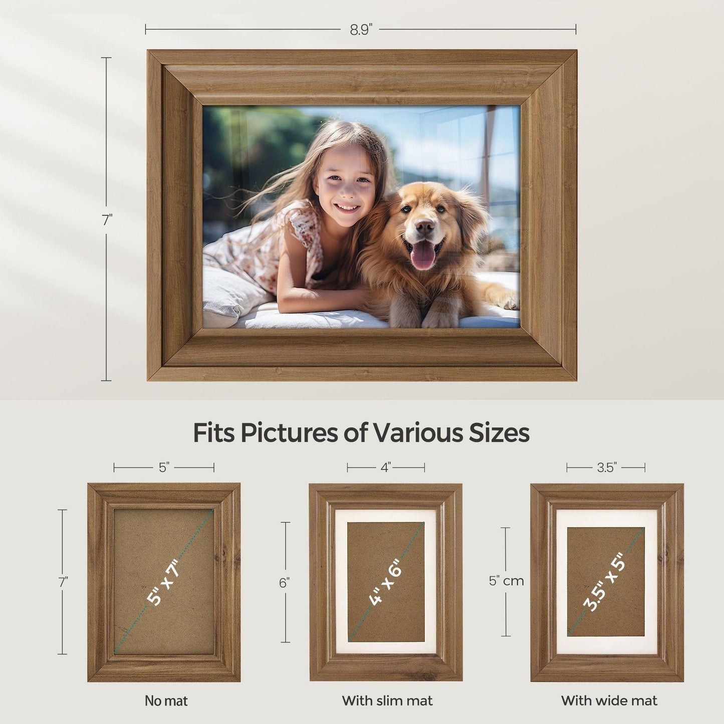 5x7 Frame Set of 3 FredCo