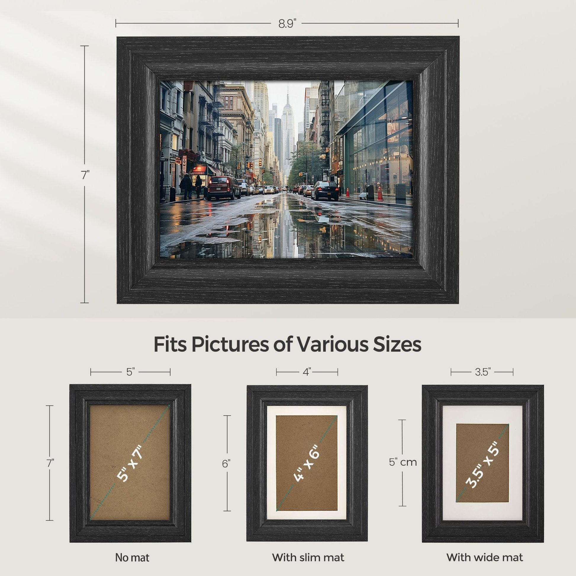 5x7 Picture Frames for Wall FredCo